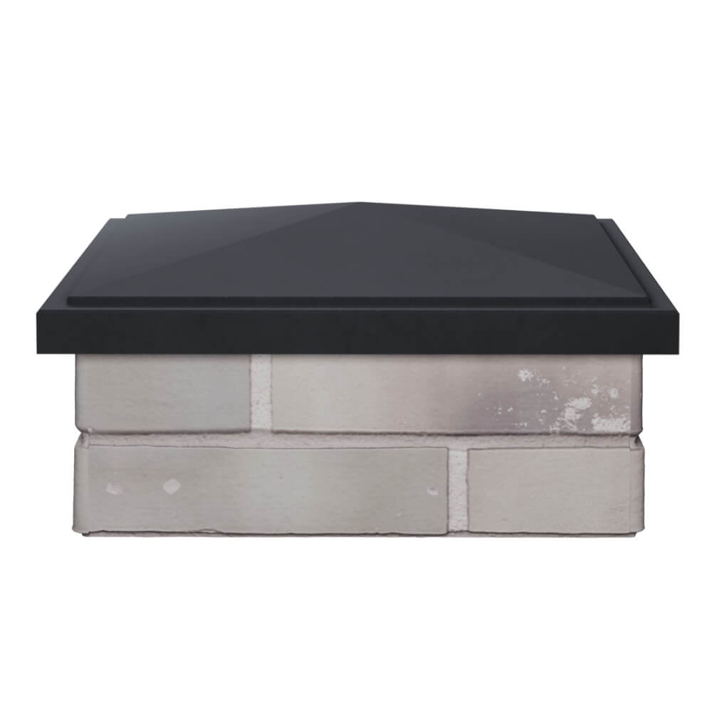 Колпак Zking БонаМоно Серый на столб 1.5х1.5 кирпича (385х385, 400х400мм) Парабель фото