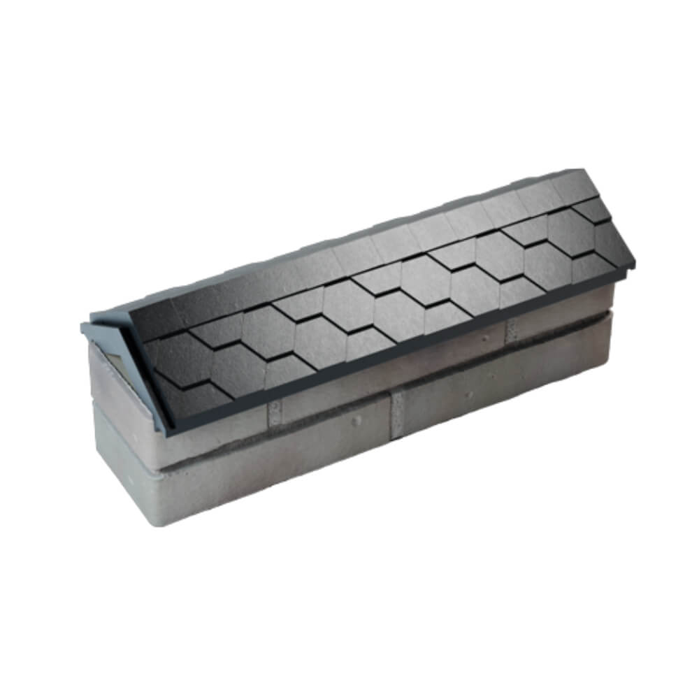 Парапет Zking Эверест Черный с посадкой на 0.5 кирпича (130мм) в Парабели фото