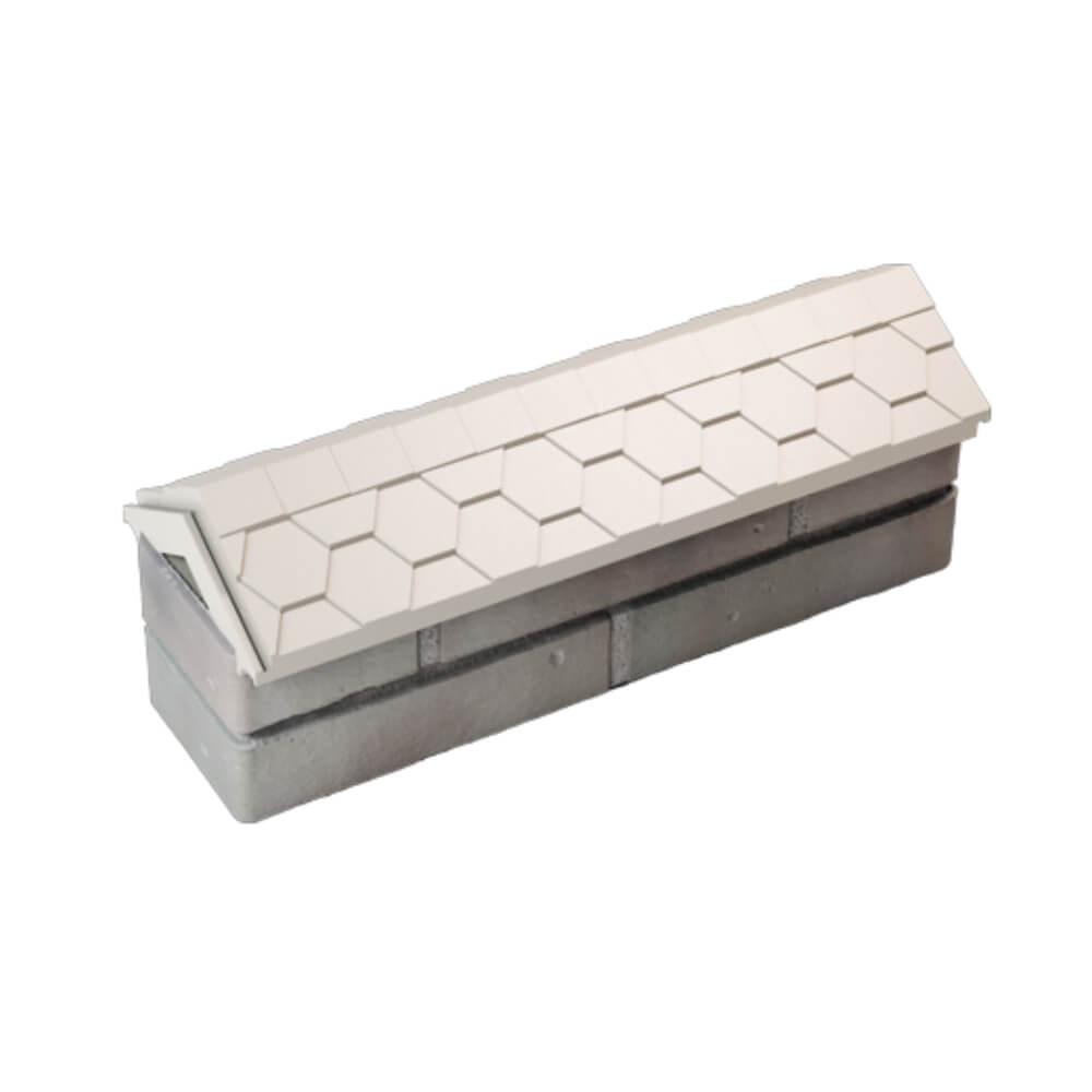 Парапет Zking Эверест Бежевый с посадкой на 0.5 кирпича (130мм) в Парабели фото