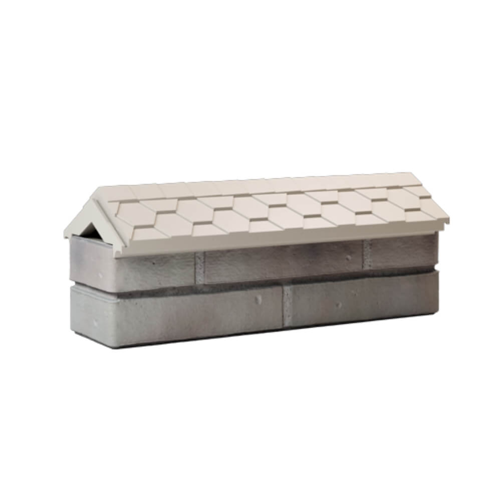 Парапет Zking Эверест Бежевый с посадкой на 0.5 кирпича (130мм) Парабель фото