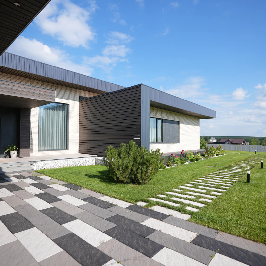 Шаговая плита STONE Черный Сланец 990х330х55мм в Парабели фото