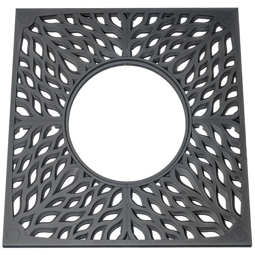 Приствольная решетка для дерева ZKING CRUST 2х2м Черная Парабель фото