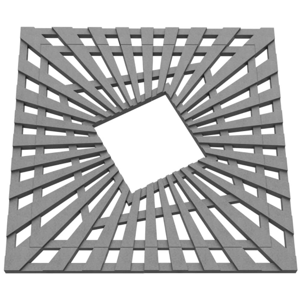 Приствольная решетка для дерева ZKING ATMOSPHERE 1.2х1.2м Серая в Парабели фото