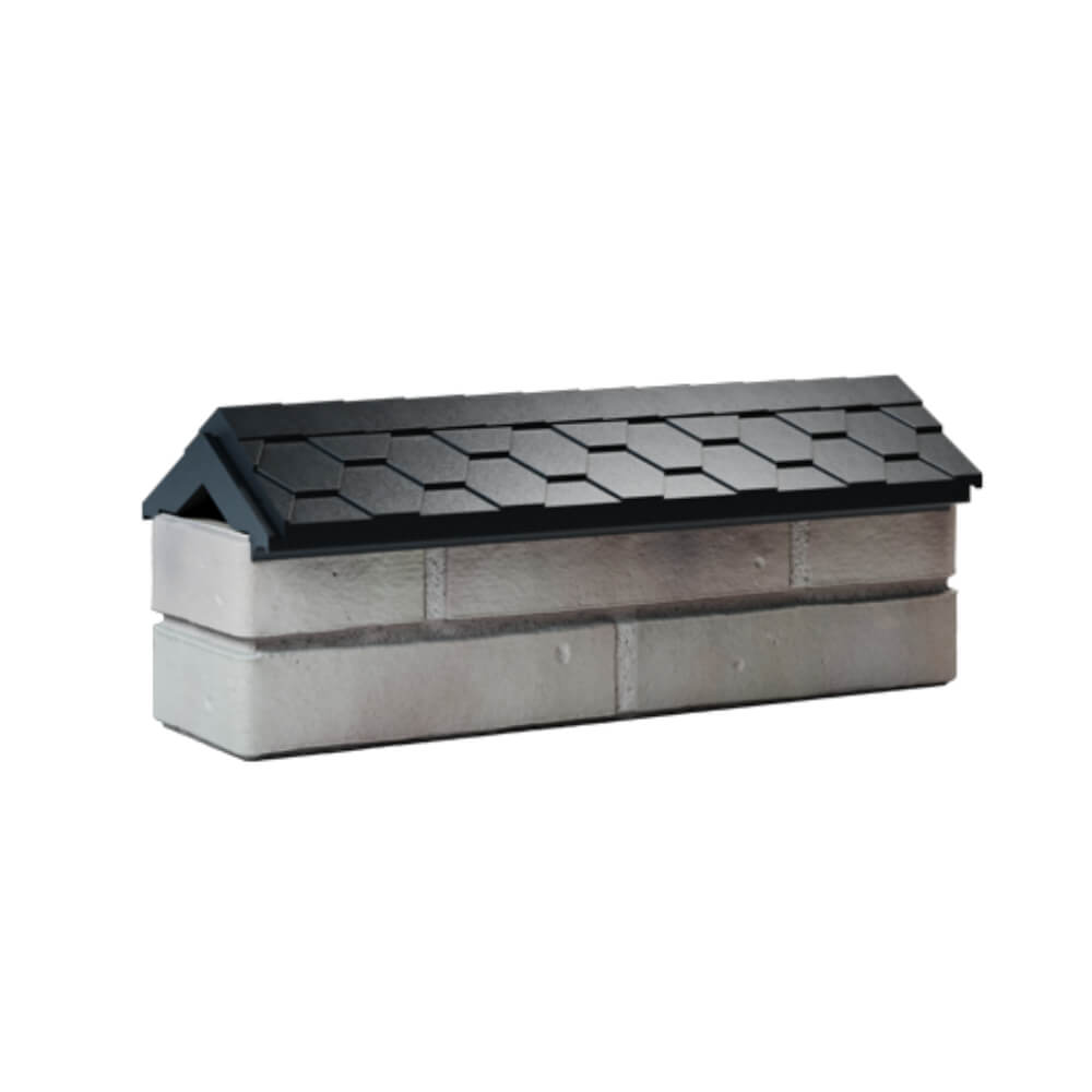 Парапет Zking Эверест Черный с посадкой на 0.5 кирпича (130мм) Парабель фото