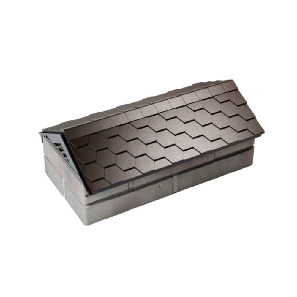 Парапет Zking Эверест Коричневый с посадкой на 1 кирпич (200/225/255мм) в Парабели фото