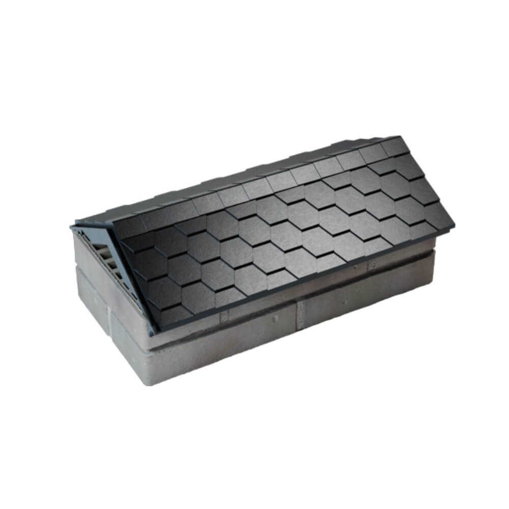 Парапет Zking Эверест Черный с посадкой на 1 кирпич (200/225/255мм) в Парабели фото