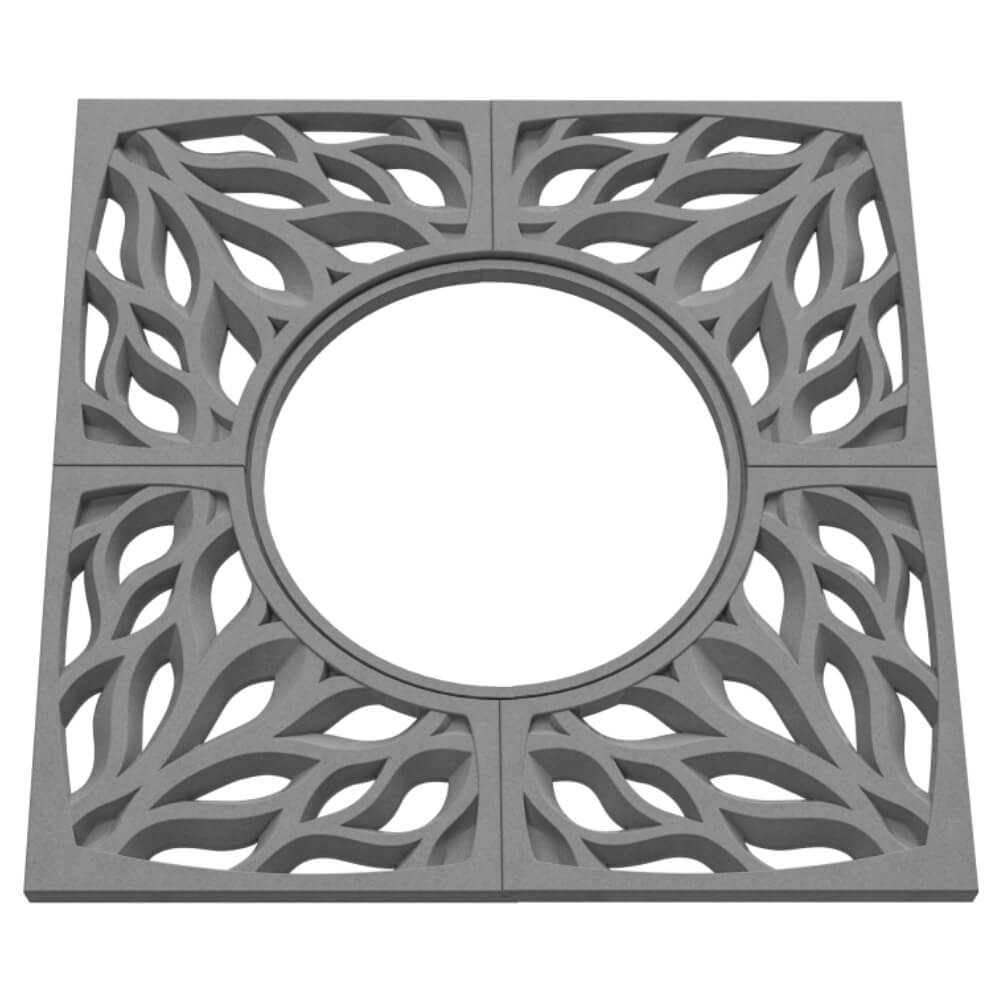 Приствольная решетка для дерева ZKING CRUST 1.2х1.2м Серая в Парабели фото