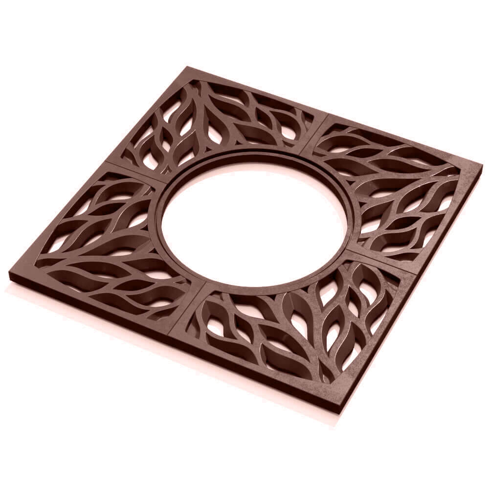 Приствольная решетка для дерева ZKING CRUST 1.2х1.2м Коричневая в Парабели фото