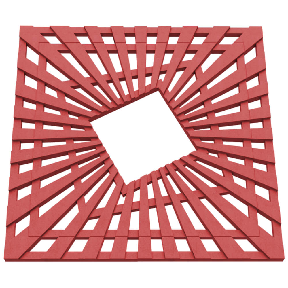 Приствольная решетка для дерева ZKING ATMOSPHERE 1.2х1.2м Красная в Парабели фото