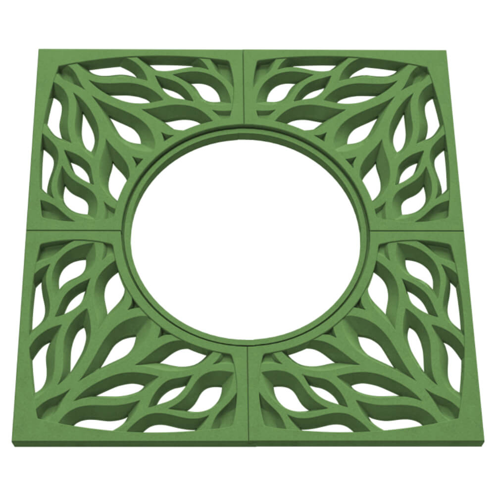 Приствольная решетка для дерева ZKING CRUST 1.2х1.2м Зеленая в Парабели фото