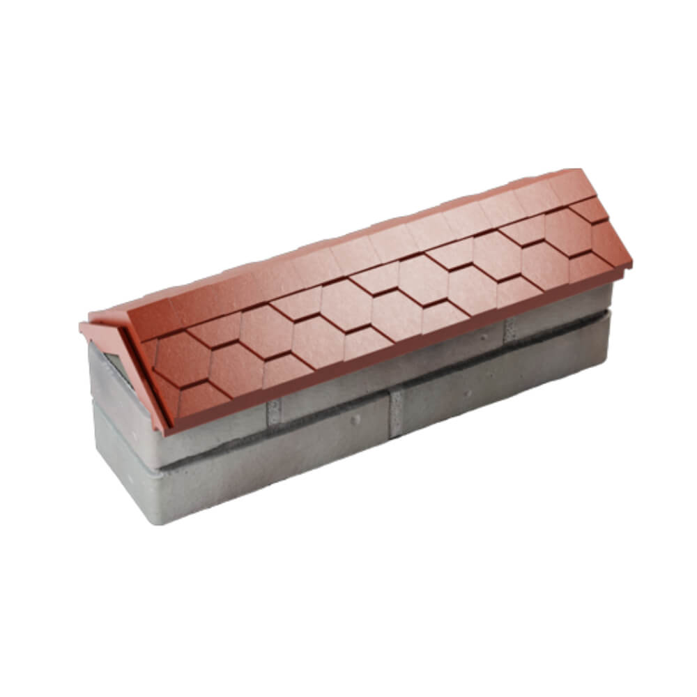 Парапет Zking Эверест Красный с посадкой на 0.5 кирпича (130мм) в Парабели фото