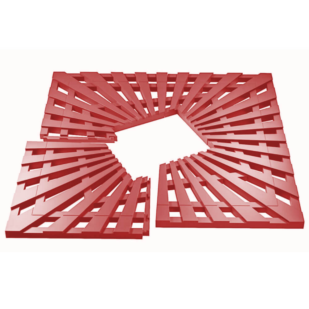 Приствольная решетка для дерева ZKING ATMOSPHERE 1.2х1.2м Красная в Парабели фото