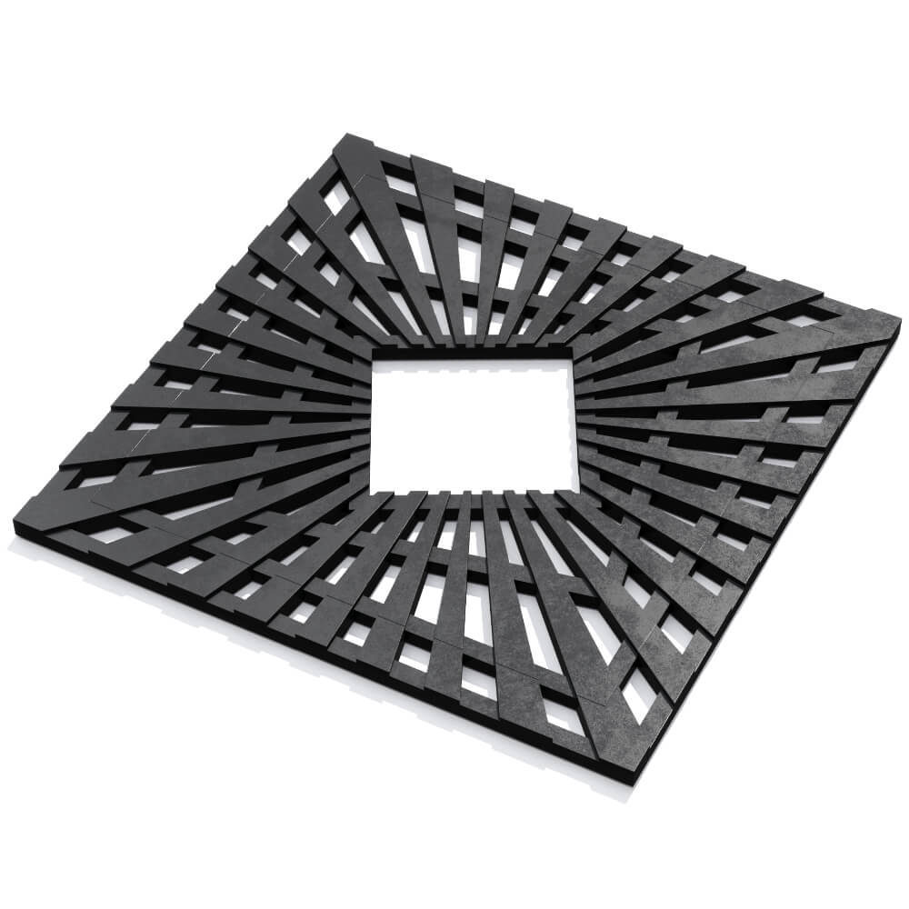 Приствольная решетка для дерева ZKING ATMOSPHERE 1.2х1.2м Черная в Парабели фото