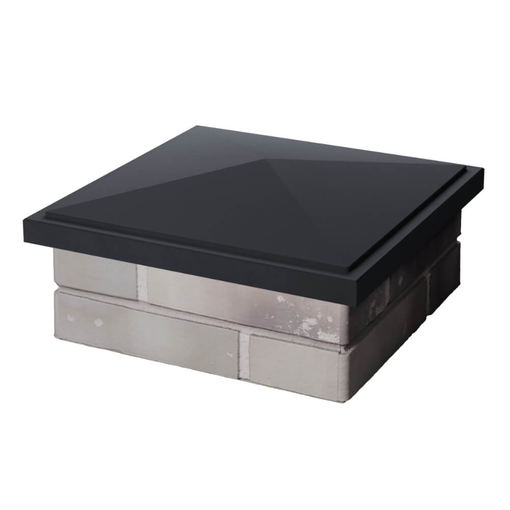 Колпак Zking БонаМоно Серый на столб 1.5х1.5 кирпича (385х385, 400х400мм) в Парабели фото